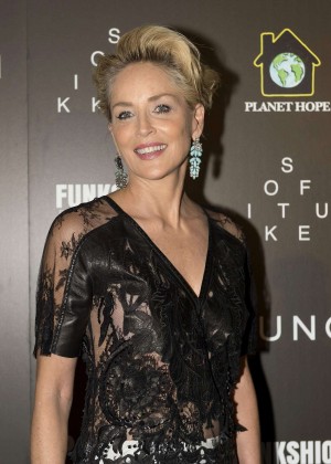 Sharon Stone - Celebration of Hope Event by Planet Hope Foundation in Miami