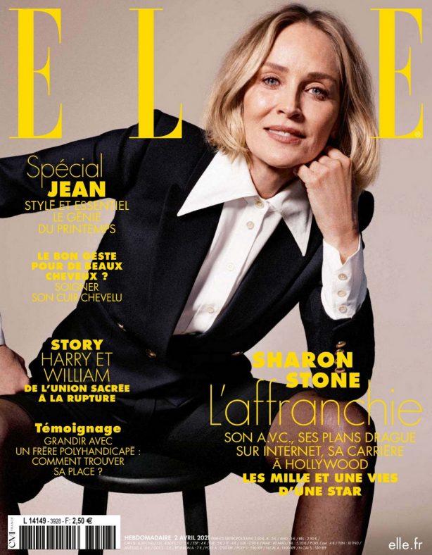 Sharon Stone - Elle France (April 2021)