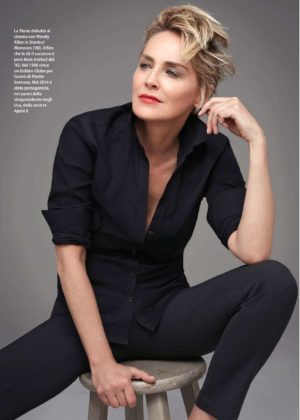 Sharon Stone - F Magazine (January 2018)
