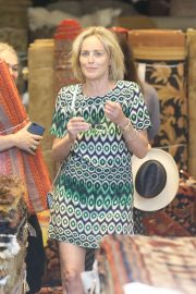 Sharon Stone - Shopping in West Hollywood