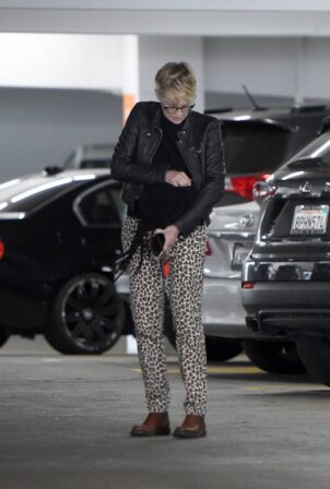 Sharon Stone - Steps out in Los Angeles