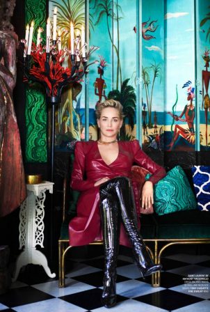 Sharon Stone - Town and Country Magazine (October 2020)