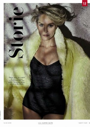 Sharon Stone - Vanity Fair Italy Magazine (February 2018)