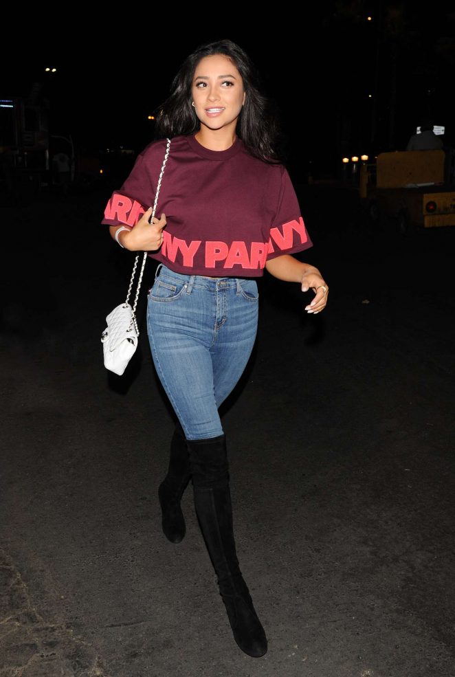 Shay Mitchell - Arriving to the Beyonce Concert in Los Angeles