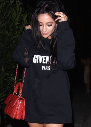 Shay Mitchell - Leaves Jessica Alba’s DL1961 Launch Party in West Hollywood