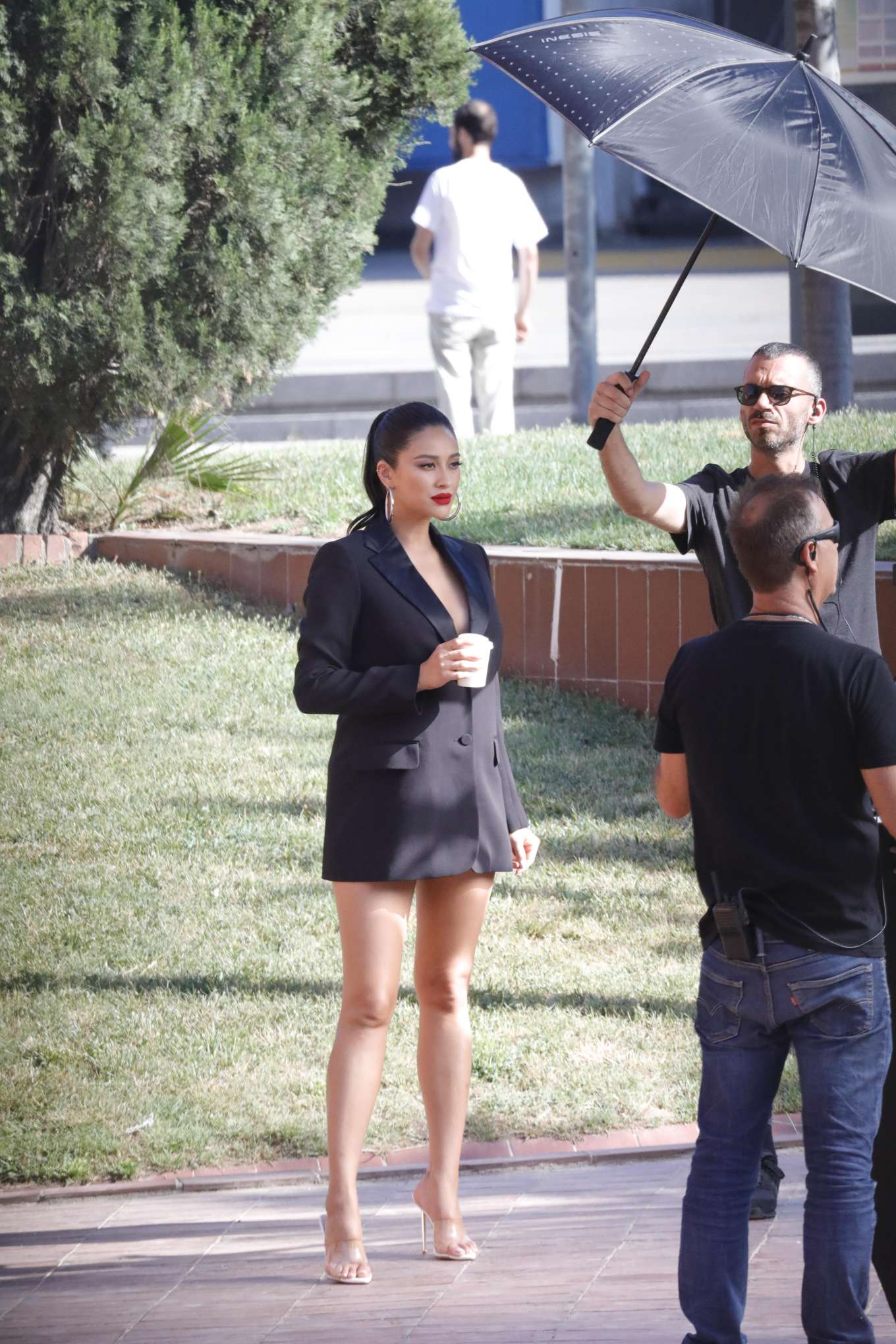 Shay Mitchell â€“ On a Photoshoot in Barcelona