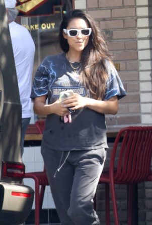 Shay Mitchell - Out for a lunch at Little Dom's in Los Angeles