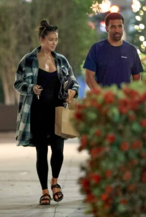 Shay Mitchell - Seen while leaving IL Pastaio in Beverly Hills