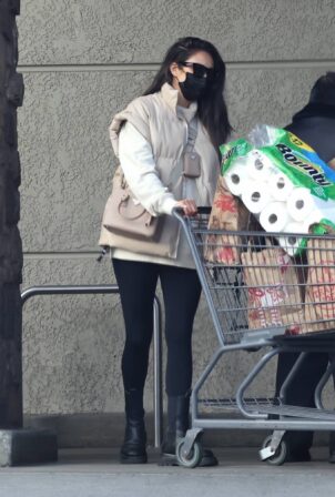 Shay Mitchell - Shopping at a grocery store in Los Feliz