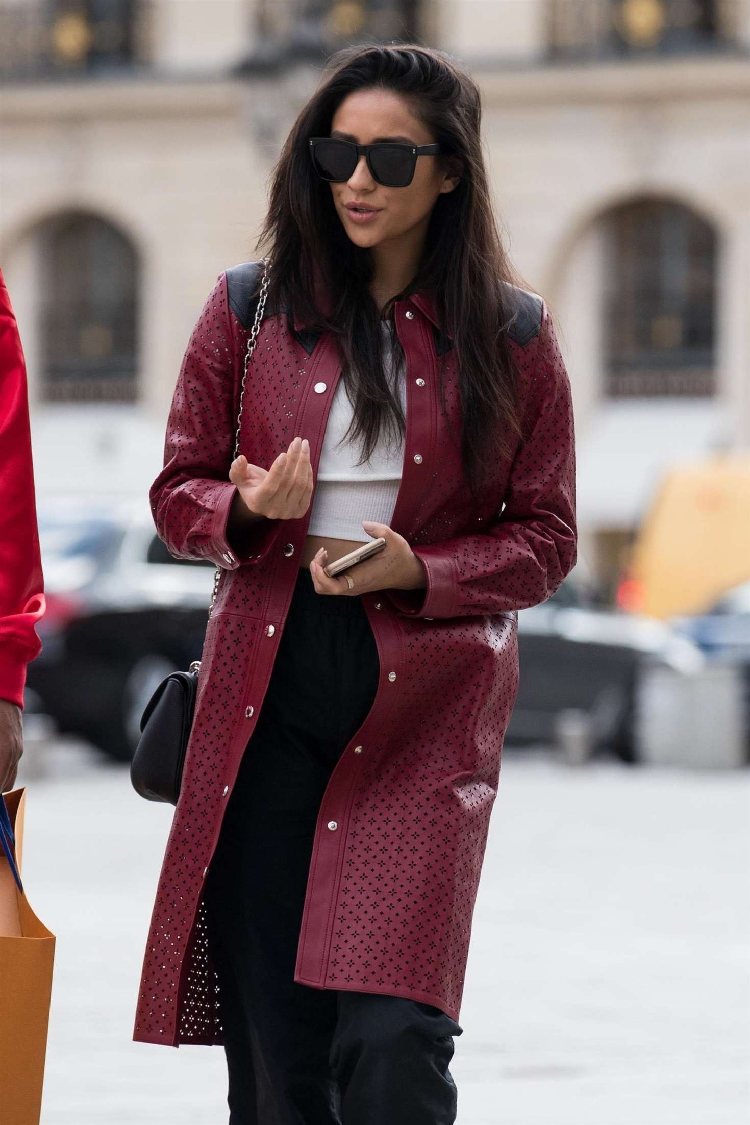 Shay Mitchell - Shopping in Paris