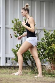 Shayna Jack in Shorts at her home in Brisbane