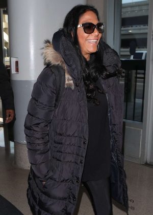Sheila E. at LAX Airport in Los Angeles