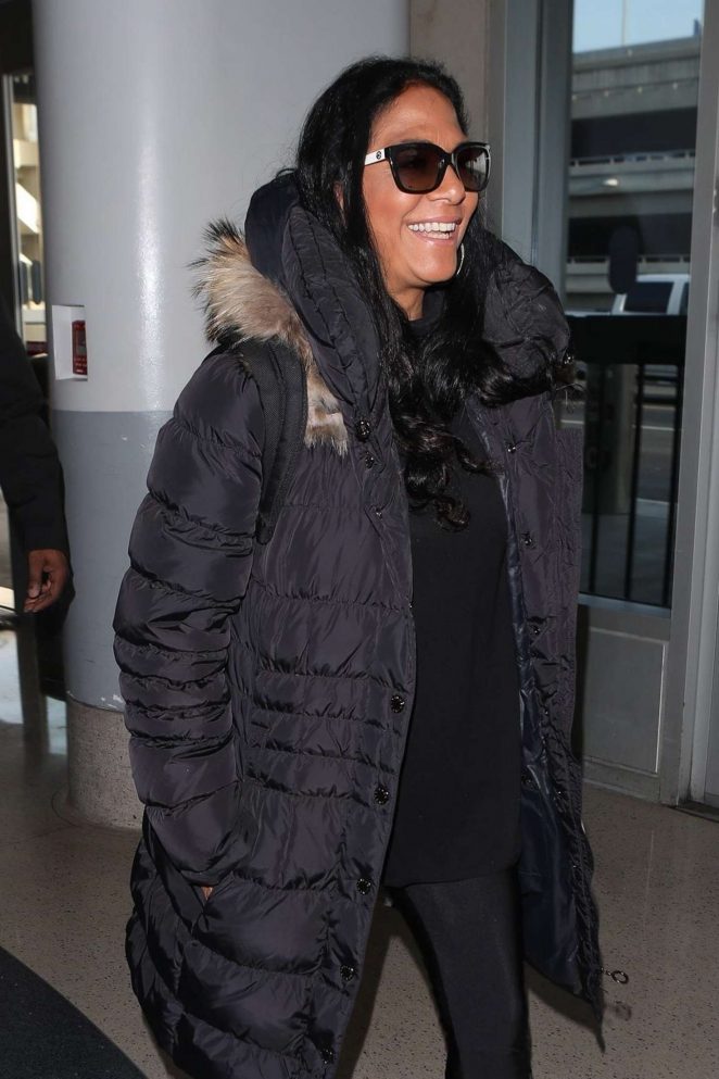 Sheila E. at LAX Airport in Los Angeles