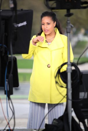 Sheinelle Jones - The Segment set, Reopening America For The Today Show In Pennsylvania