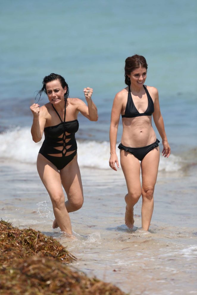 Shiri Appleby and Constance Zimmer - Bikini candids as they hit Miami Beach