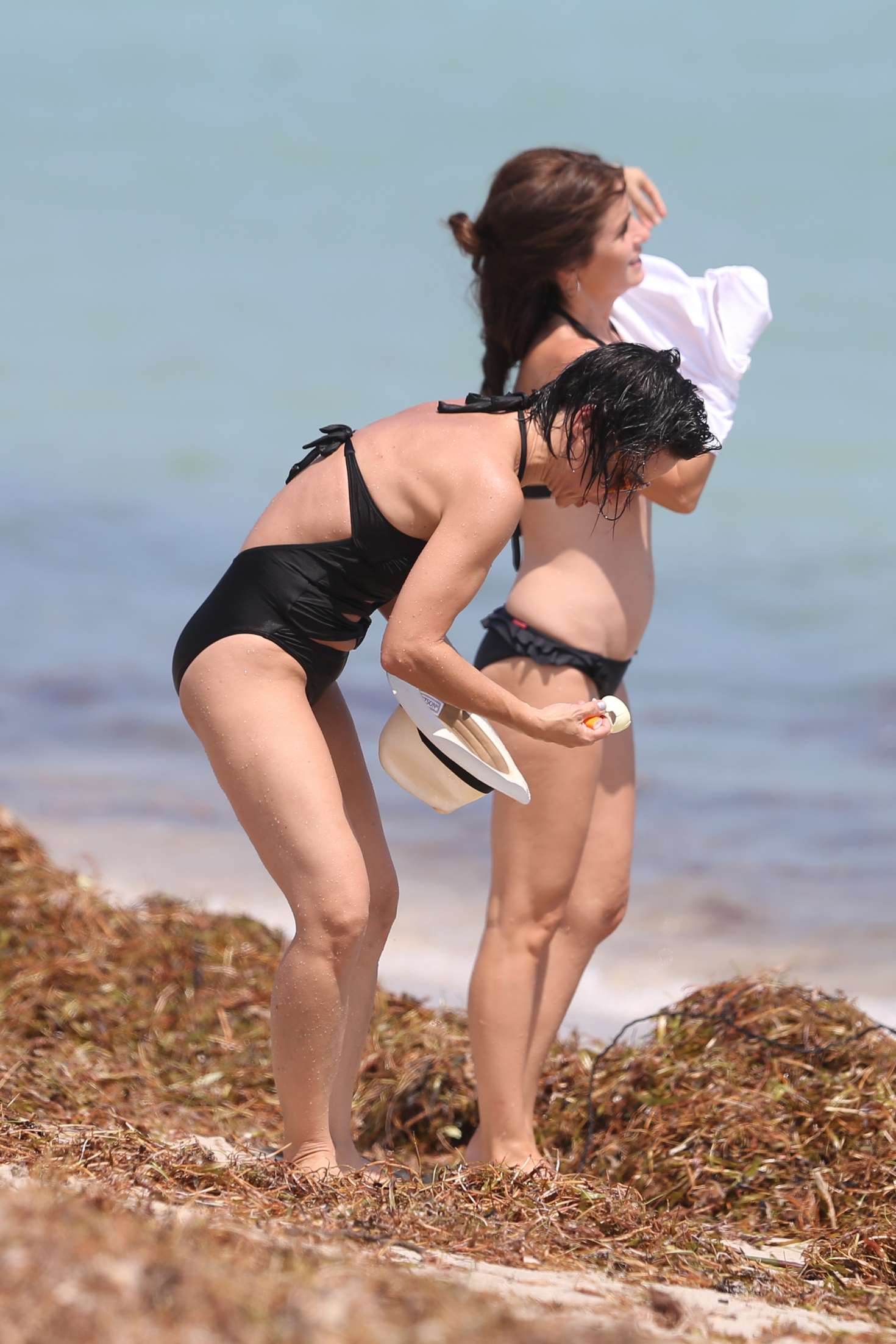 Shiri Appleby and Constance Zimmer - Bikini candids as they hit Miami Beach...