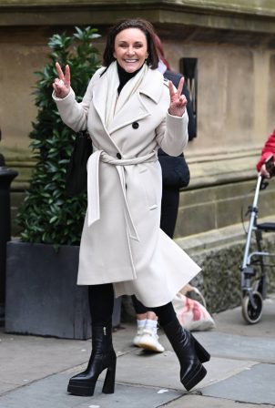 Shirley Ballas - Spotted in her huge high heeled shoes in Liverpool