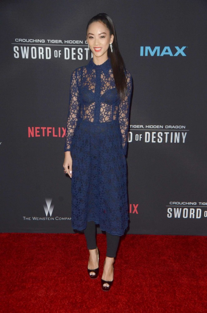 Shuya Chang - 'Crouching Tiger, Hidden Dragon: Sword of Destiny' Premiere in Los Angeles