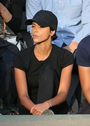 Shy'm - 2017 French Open at Roland Garros in Paris