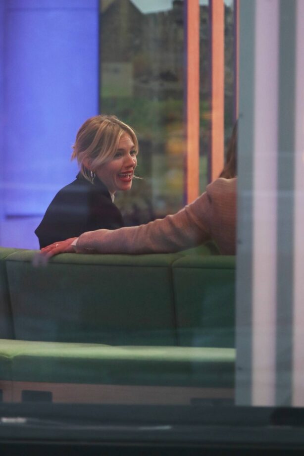 Sienna Miller - Arrives at The One Show in London for a guest appearance