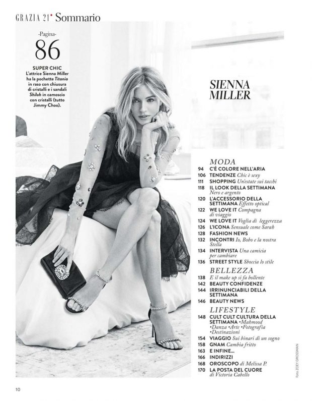 Sienna Miller - Grazia Italy Magazine (May 2019)