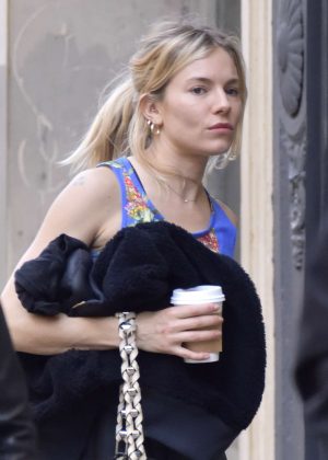 Sienna Miller - Heading to the gym in New York City