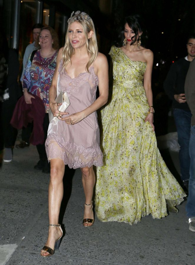 Sienna Miller - Met Gala Afterparty in New York City