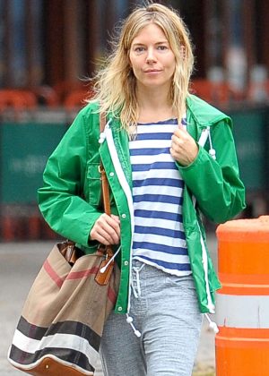Sienna Miller out and about in Soho