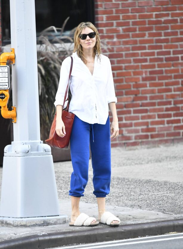 Sienna Miller - Out on a stroll in New York