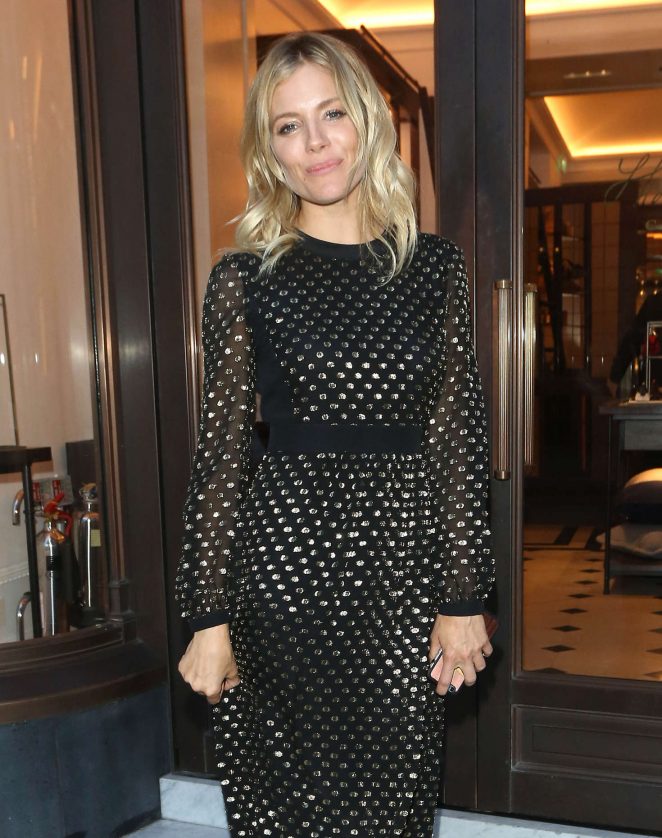 Sienna Miller - Wendy Rowe Book Launch Party in London