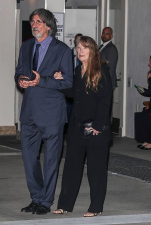 Sissy Spacek - Leaves the Giorgio Armani pre-Oscar party in Beverly Hills