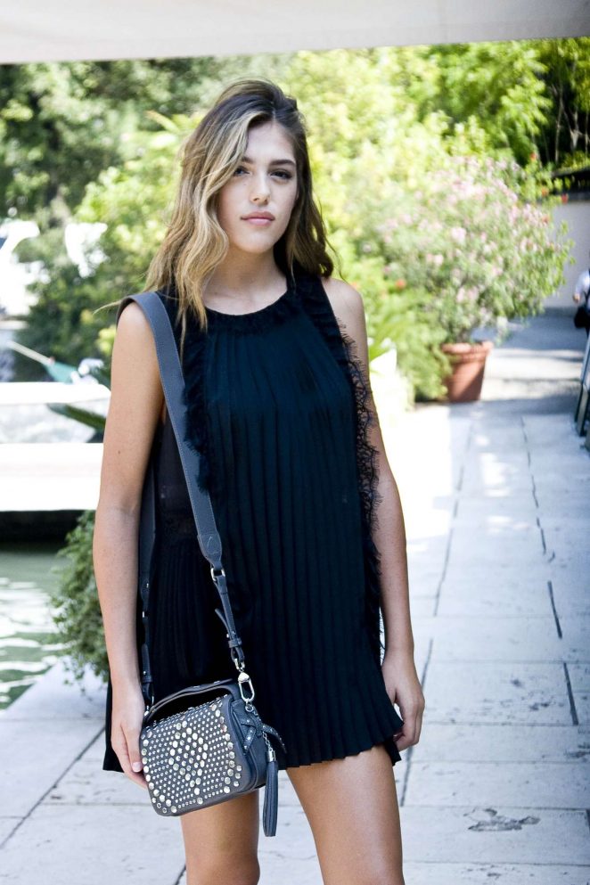 Sistine Rose Stallone at the Excelsior Hotel in Venice
