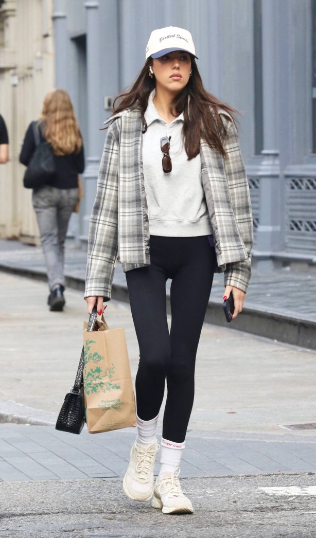 Sistine Stallone - Shopping candids at Whole Foods supermarket in Downtown Manhattan