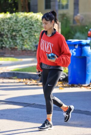 Sofia Boutella - Heads to a Pilates class in West Hollywood