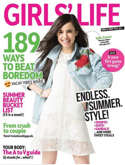 Sofia Carson - Girls' Life Magazine (June/July 2017)