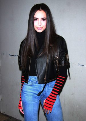 Sofia Carson - Seen At TRL to talk about her new single 'Ins and Out'