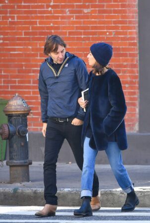 Sofia Coppola – With Thomas Mars stroll candids in New York City – GotCeleb