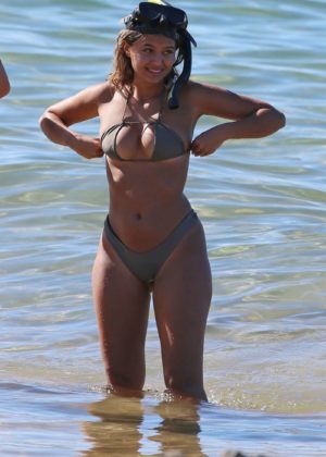 Sofia Jamora in Bikini on the beach in Maui