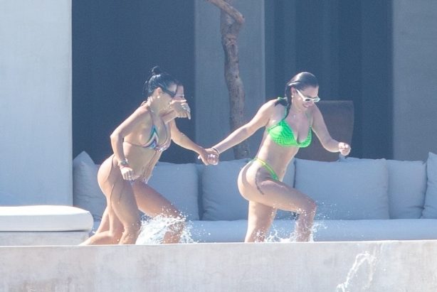 Sofia Richie and Anastasia - Bikini poolside in Cabo San Lucas