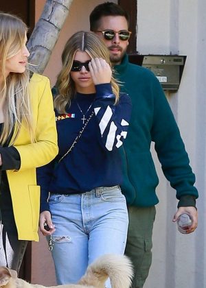 Sofia Richie and Scott Disick - Out in Beverly Hills