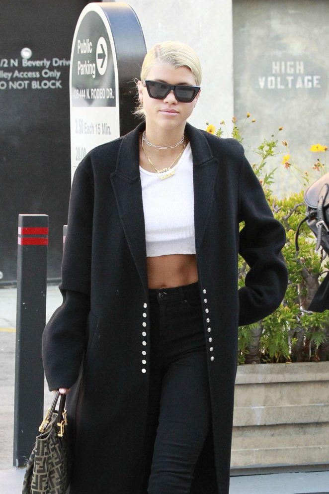 Sofia Richie - Arrives at Lancer Skincare in Beverly Hills