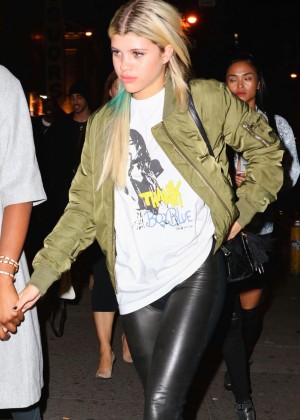 Sofia Richie - Arriving at Up & Down in NYC