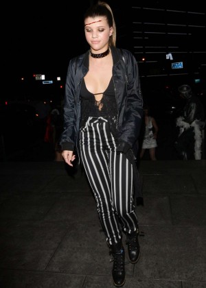 Sofia Richie - Halloween Party at Bootsy Bellows in West Hollywood
