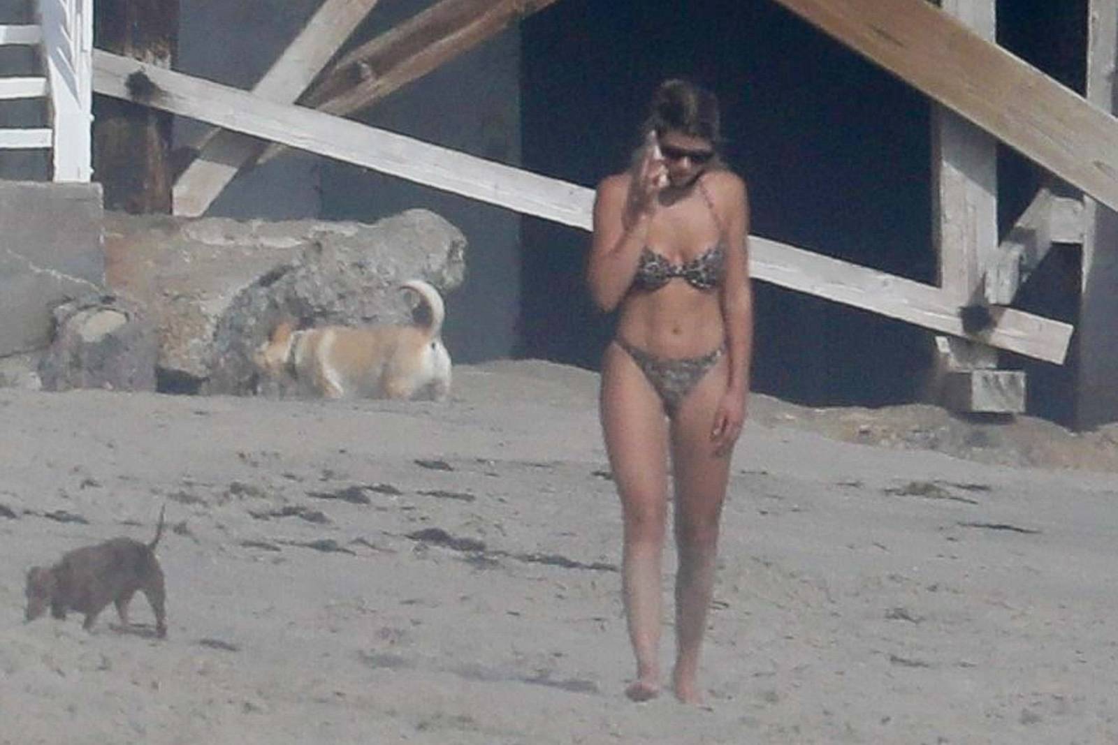 Sofia Richie 2020 : Sofia Richie - In bikini on a beach in Malibu -01. 