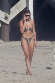 Sofia Richie - In bikini on a beach in Malibu