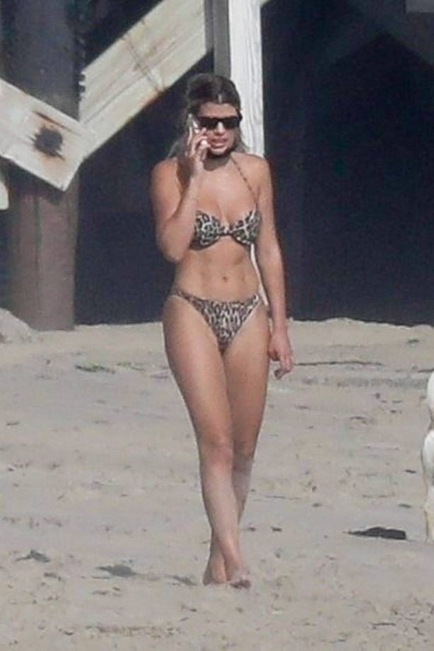 Sofia Richie - In bikini on a beach in Malibu