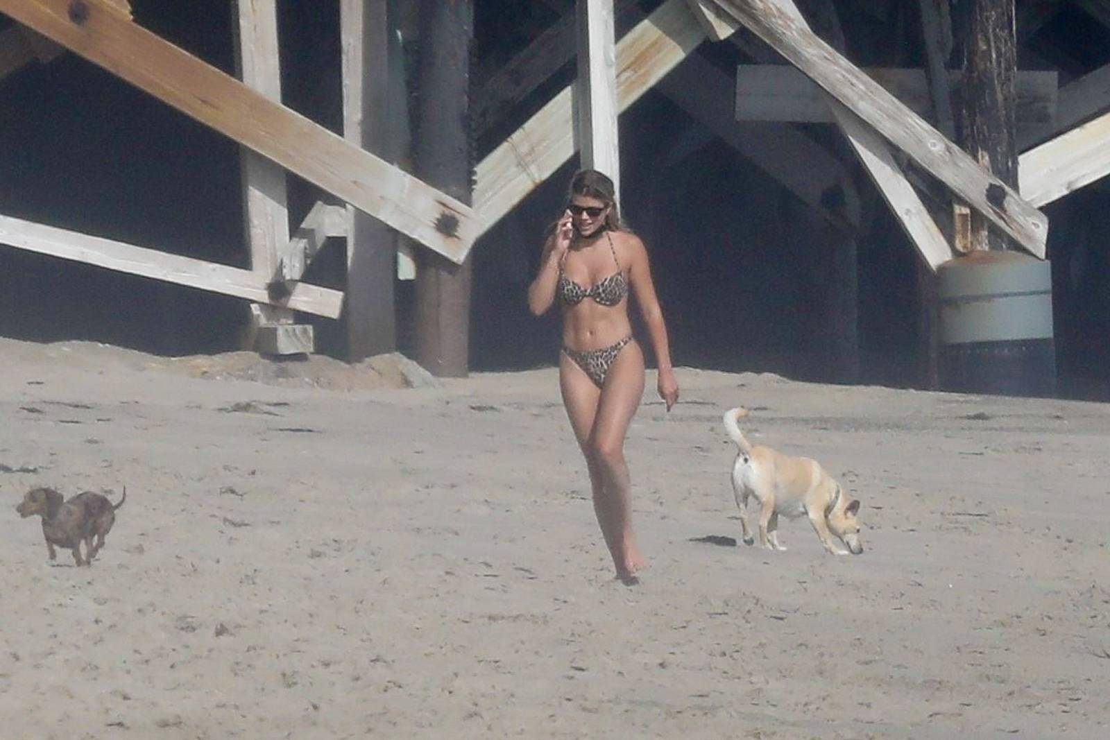 Sofia Richie 2020 : Sofia Richie - In bikini on a beach in Malibu -35. 