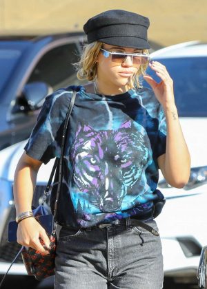 Sofia Richie in Jeans at Nobu in Malibu