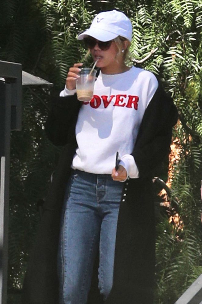 Sofia Richie in Jeans at Verve in West Hollywood