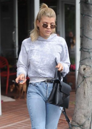 Sofia Richie in Jeans Out in Los Angeles